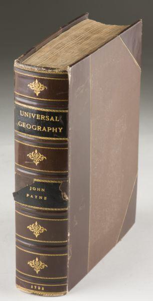 Appraisal: th Century World Geography Book Payne John Universal Geography Formed