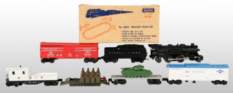 Appraisal: Lionel O-Gauge No Military Train Set Description American Post-war This