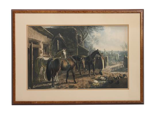 Appraisal: Sale Lot John Frederick Herring British - Farm Scene hand