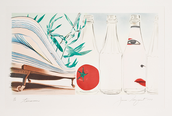 Appraisal: JAMES ROSENQUIST Terrarium Color lithograph on white Arches Cover paper