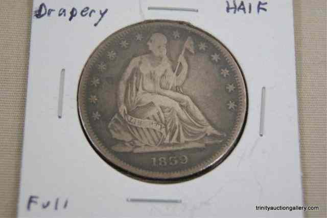 Appraisal: Seated Liberty Silver Half Dollar CoinThis is for a nice