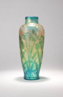 Appraisal: A Cristallerie de Pantin cameo glass vase Circa incised signature