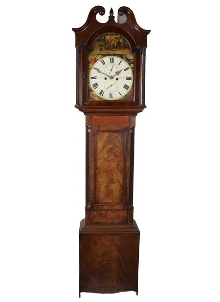 Appraisal: SCOTTISH GEORGE IV MAHOGANY LONGCASE CLOCK BY GEORGE BROWN ARBROATH