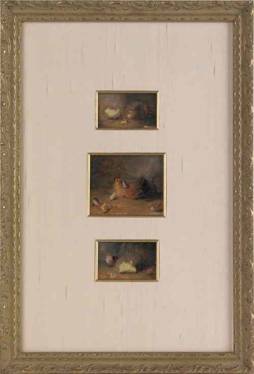 Appraisal: Mary Russell Smith American - group of three oil on