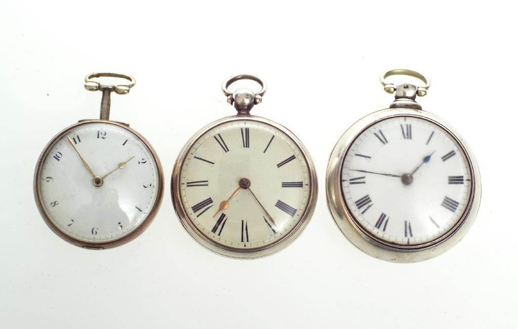 Appraisal: JOHN JACKSON LANCASTER A SILVER CASED VERGE POCKET WATCH movement