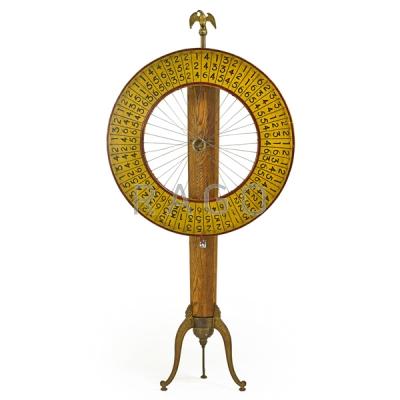 Appraisal: VICTORIAN STYLE GAME WHEEL Condition Report