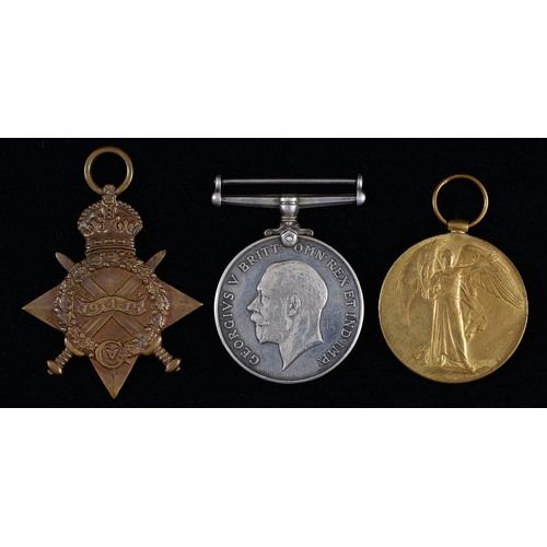 Appraisal: WWI group of three - Star British War Medal and