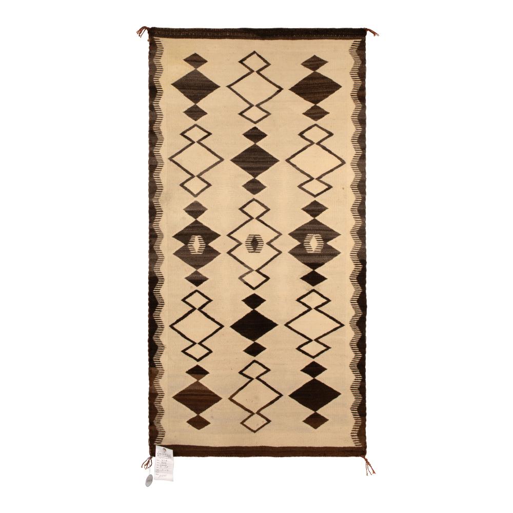 Appraisal: DIN NAVAJO TRANSITIONAL TEXTILE CA Din Navajo Transitional Textile ca