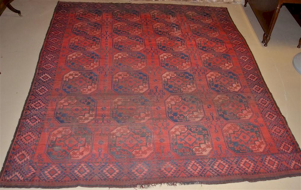 Appraisal: th C Ersari Room Size Carpet th C Ersari Room