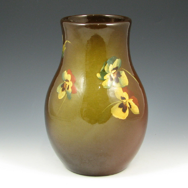 Appraisal: Owens Utopian Standard Glaze Floral Vase Owens Utopian floral vase