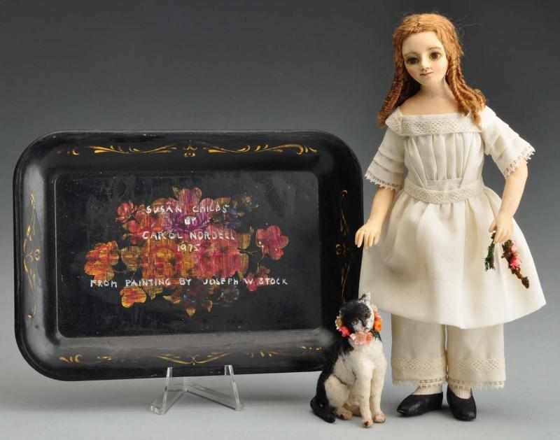 Appraisal: Susan Childs by Carol Nordell Description Artist doll made in