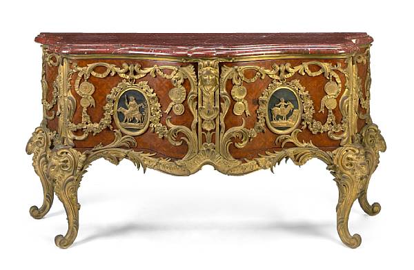 Appraisal: A good quality Louis XV style gilt bronze mounted kingwood