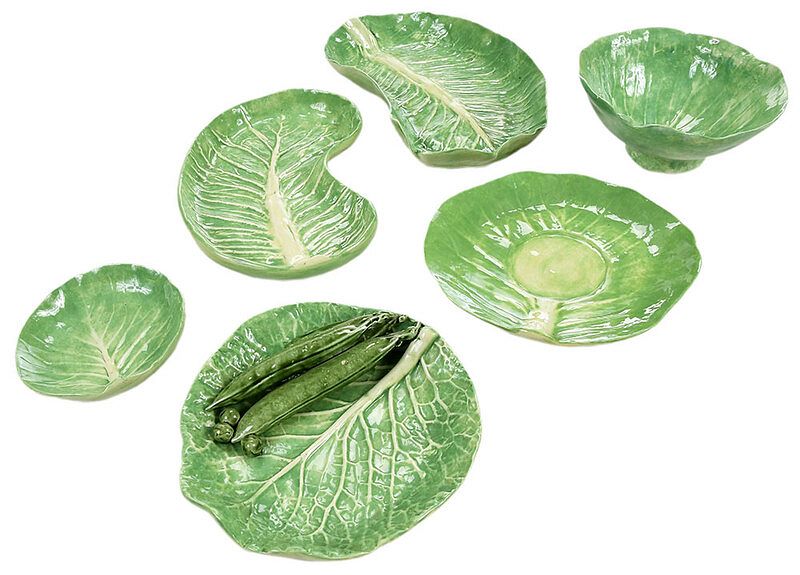 Appraisal: Pieces of Dodie Thayer Lettuce Ware Palm Beach Florida th