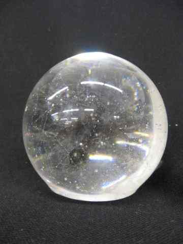 Appraisal: Steuben Crystal Paperweight bubble decor '' signed excellent