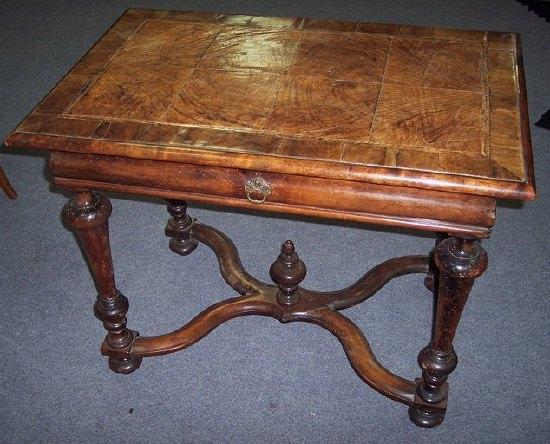 Appraisal: A walnut table of late th early th Century design