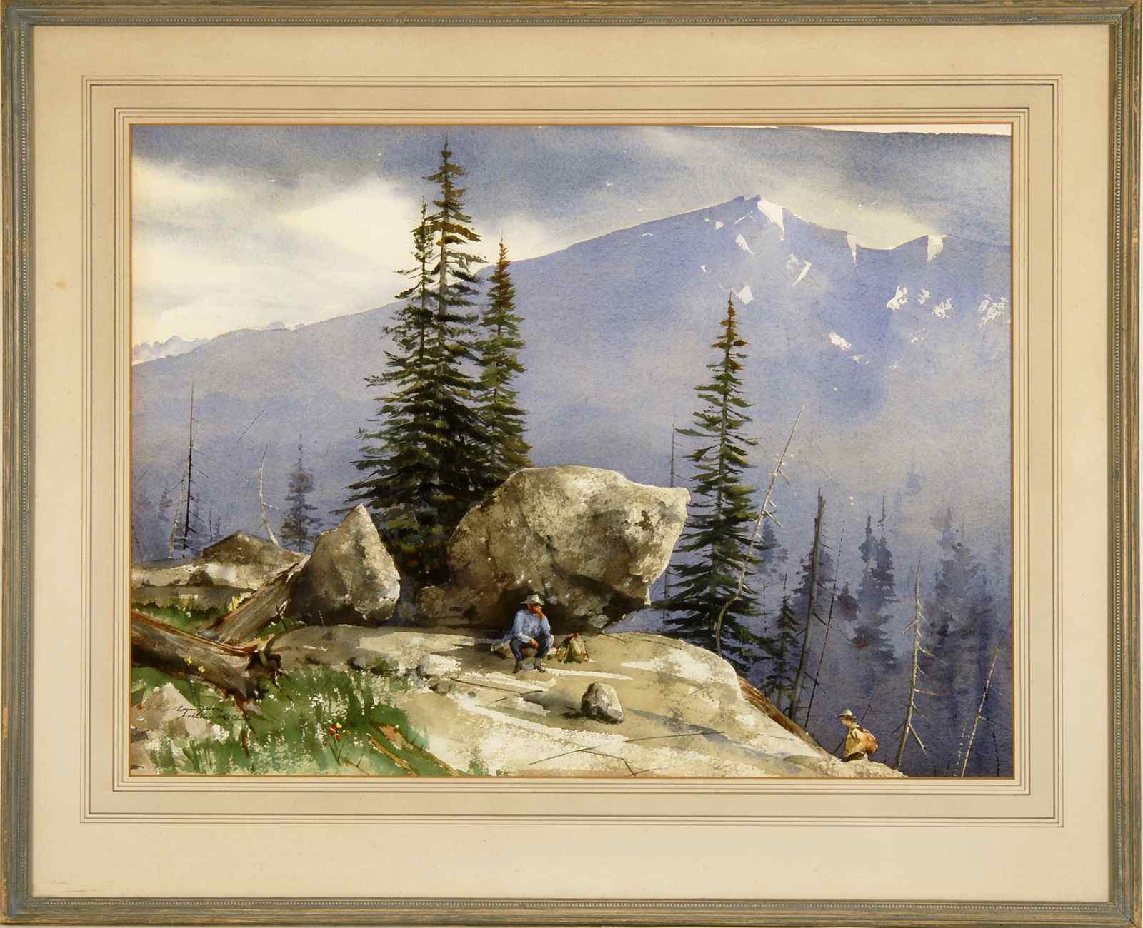 Appraisal: WAYNE LAMBERT DAVISAmerican - White River Colorado'' Signed and titled