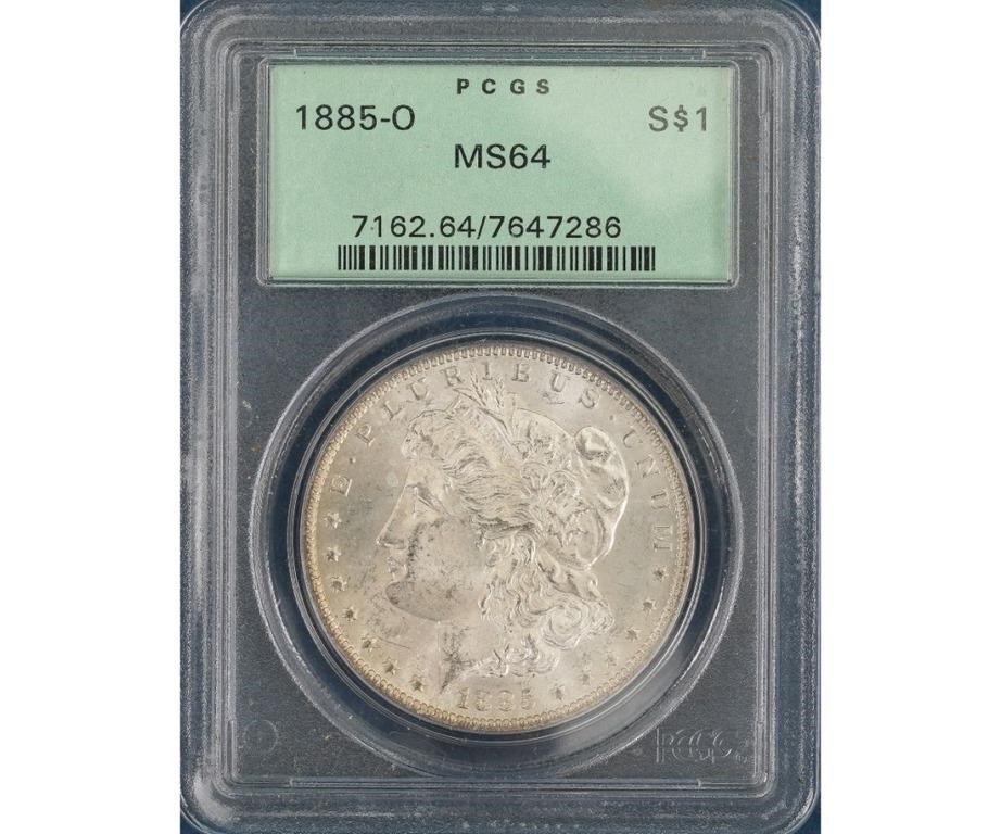 Appraisal: -O Morgan silver dollar MS fine silver