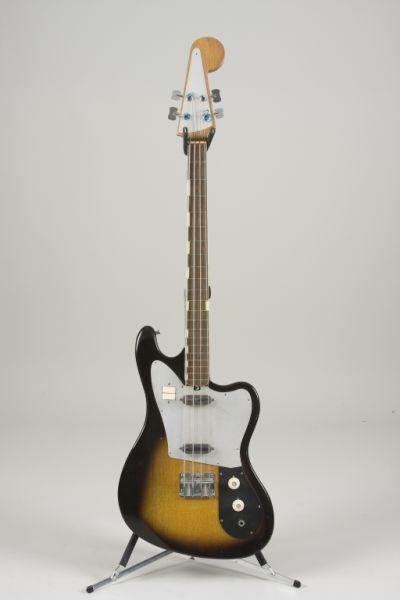 Appraisal: Vintage Teisco Electric Bass Guitar made in Japan sunburst finish