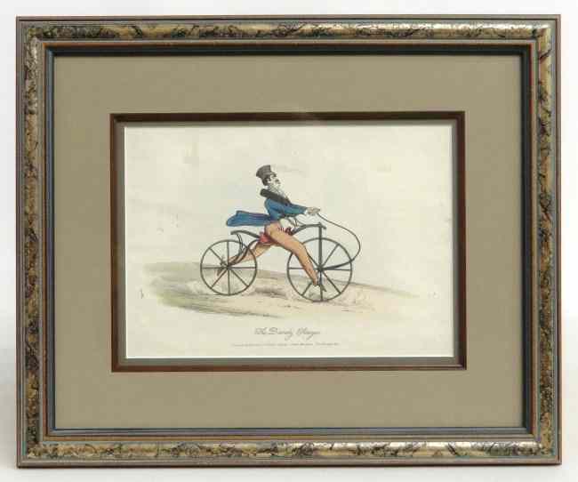 Appraisal: Lithograph print - Dandy Charger framed ''John Hudson London Cheapside''