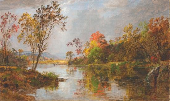 Appraisal: JASPER FRANCIS CROPSEY American - An Autumn Morning oil on