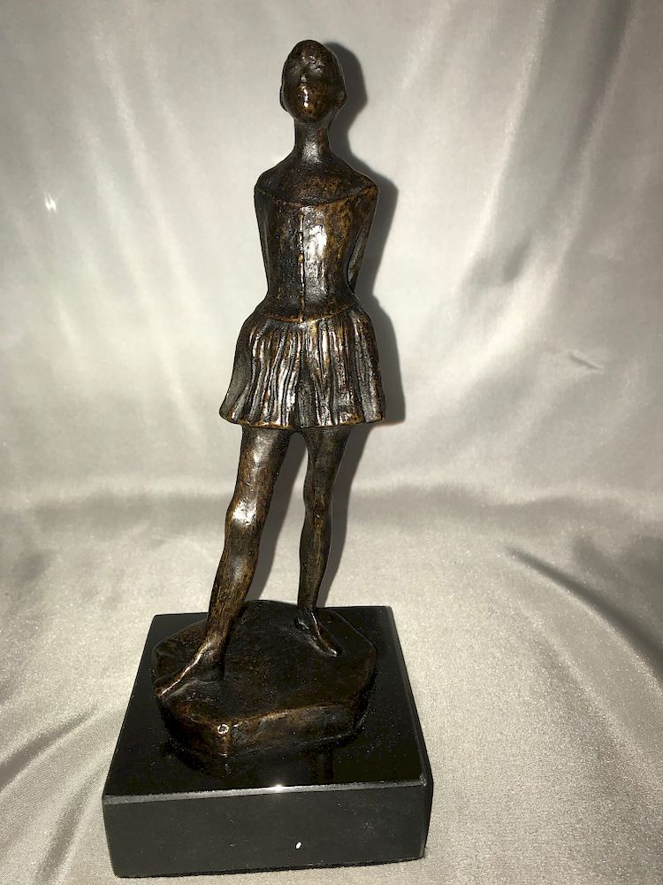 Appraisal: Little Dancer Statue Edgar Degas Bronze Little Dancer Statue Edgar