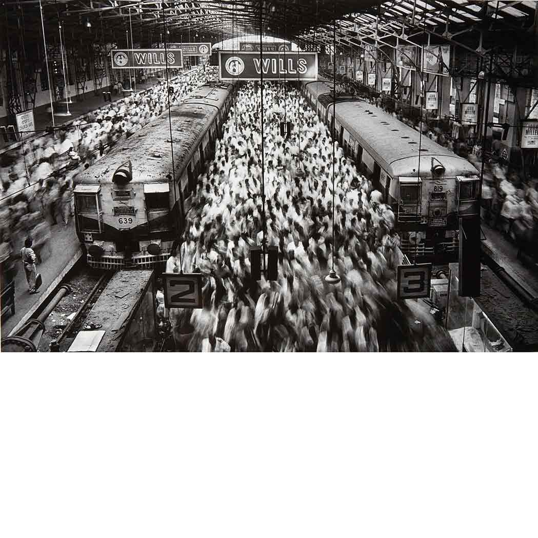 Appraisal: SALGADO SEBASTIAO b Church Gate Station Bombay India Gelatin silver