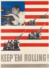 Appraisal: LEO LIONNI - KEEP 'EM ROLLING Group of posters Each