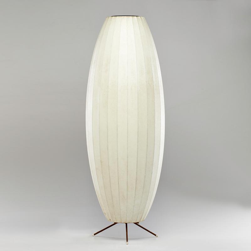 Appraisal: GEORGE NELSON HOWARD MILLER Floor standing cigar bubble lamp Zeeland