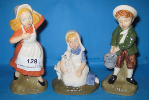 Appraisal: Wade Figures Jack Jill And Mary had a little lamb