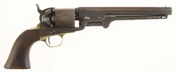 Appraisal: SCARCE MARTIALLY MARKED COLT MODEL NAVY REVOLVER Cal SN Usual