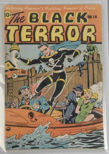 Appraisal: The Black Terror Comic No Description Very nice flat and