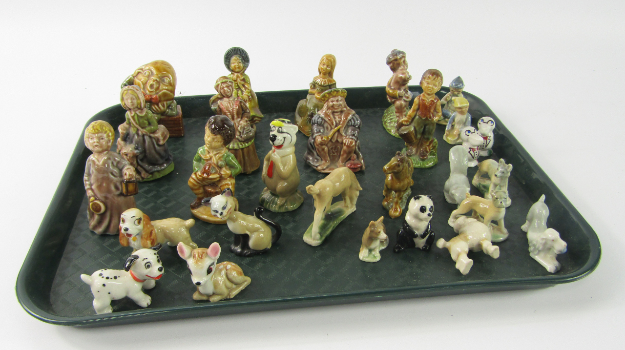 Appraisal: Wade Whimsies including Lady and Pongo two pelicans Yogi Bear