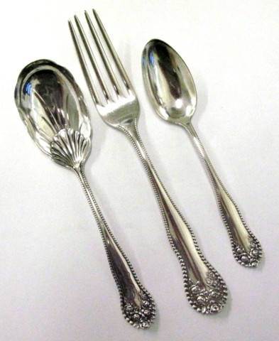 Appraisal: FIFTEEN PIECE GORHAM STERLING FLATWARE SET in the Lancaster pattern