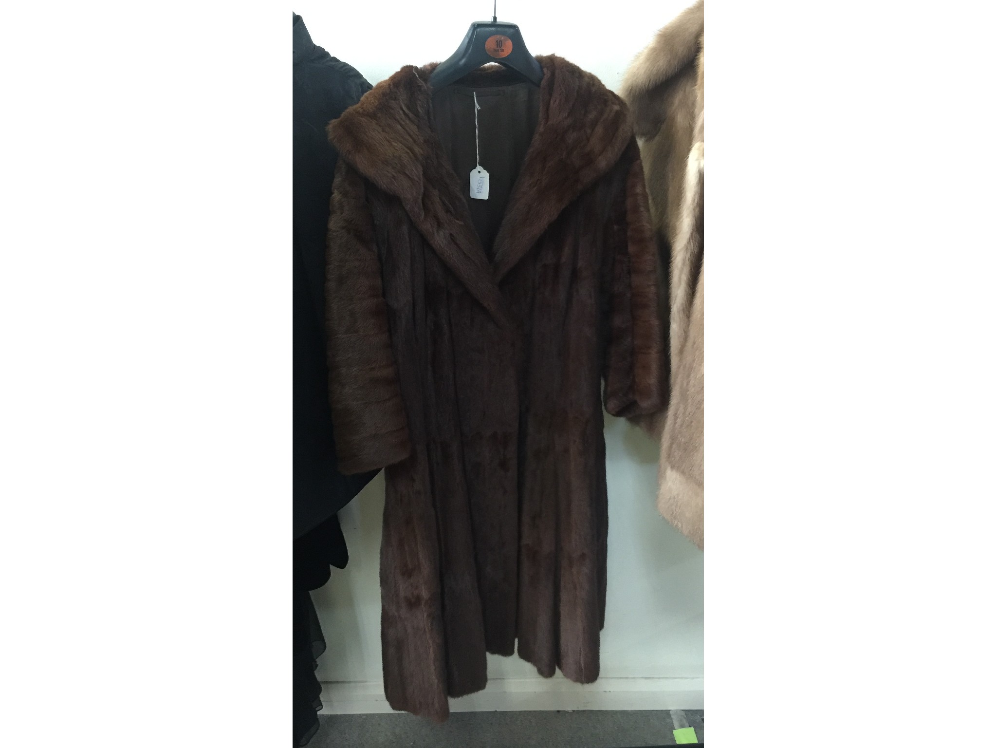 Appraisal: A Karter long fur coat