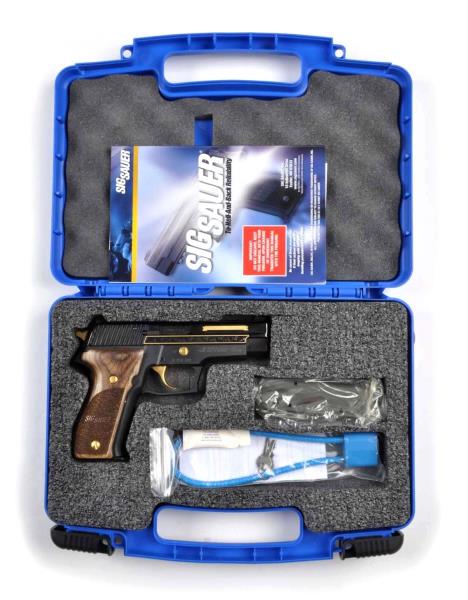 Appraisal: MIB Sig Sauer Semi-Automatic Pistol Serial U Manufactured in Germany