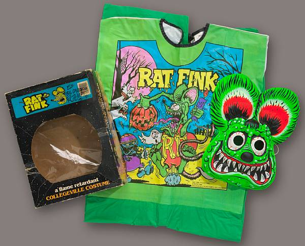 Appraisal: An autographed Rat Fink Halloween costume in very good condition