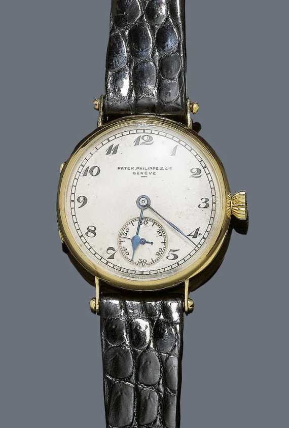 Appraisal: GENTLEMAN'S WRISTWATCH PATEK PHILIPPE ca Yellow gold Polished -part gold