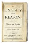 Appraisal: BURTHOGGE RICHARD An Essay on Reason and the Nature of