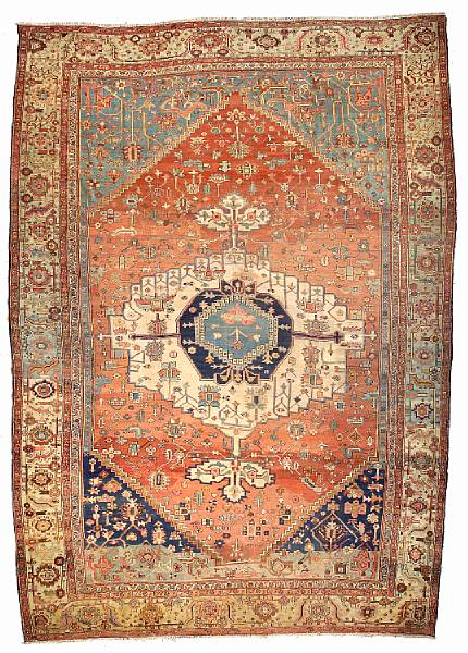 Appraisal: A Serapi carpet Northwest Persia late th century size approximately