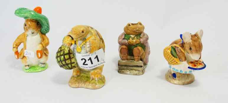 Appraisal: Beswick Beatrix Potter Figures Mr Auldeman Plotonomy Mr Jackson Apply