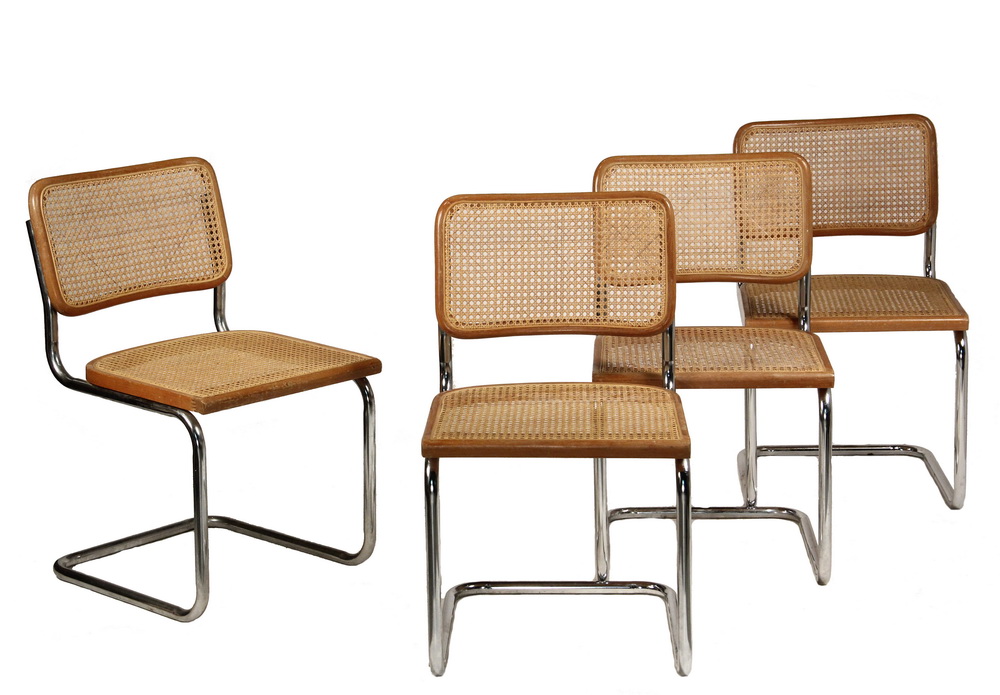 Appraisal: REPLICA MODERN CHAIRS - Cesca Sidechair Model b designed by