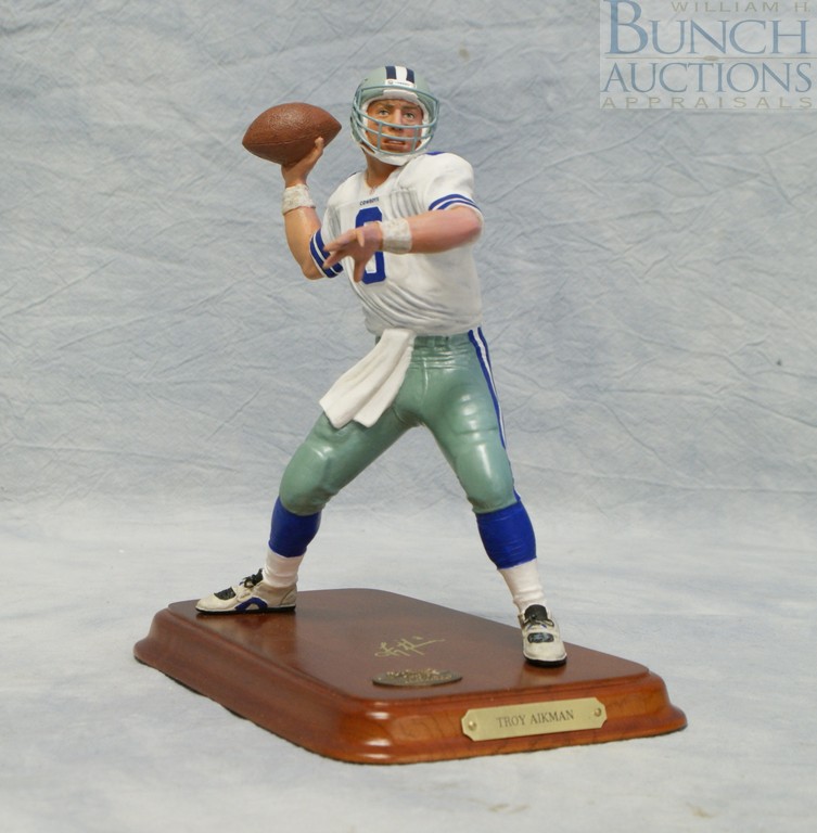 Appraisal: Danbury Mint Dallas Cowboys Troy Aikman football figure tall