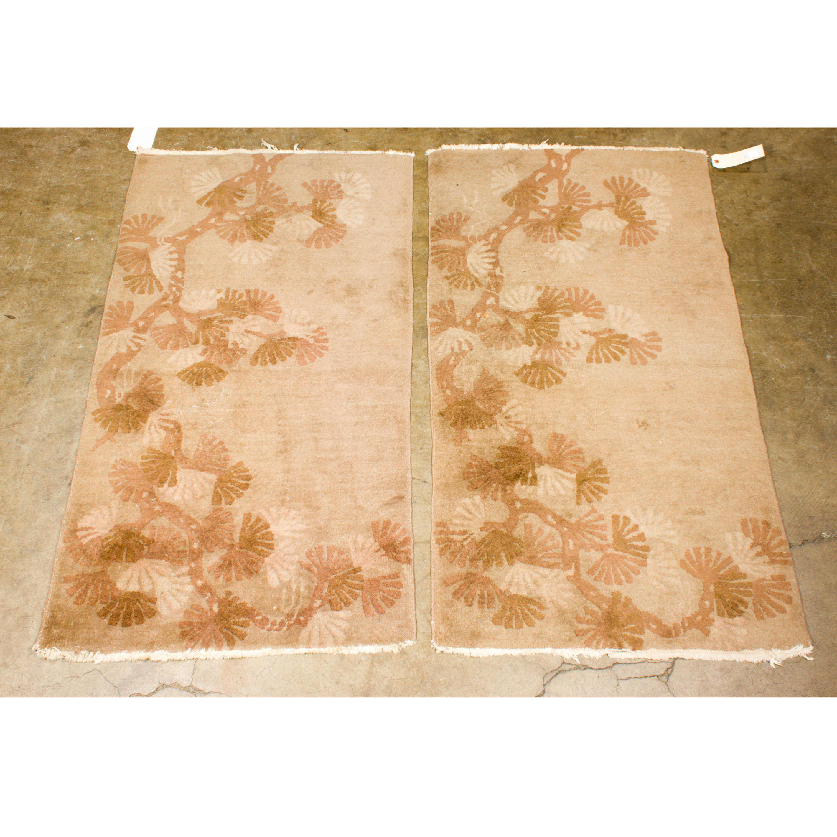 Appraisal: PAIR OF CHINESE TIANJIN RUGS Pair of Chinese Tianjin rugs