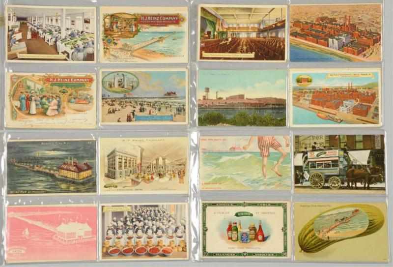 Appraisal: Lot of Heinz Postcards Condition Excellent Size Each - x