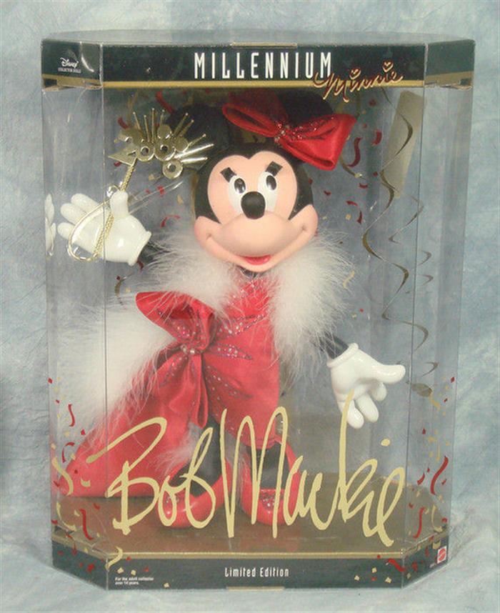 Appraisal: Bob Mackie Millennium Minnie Mouse Doll inches tall mint in