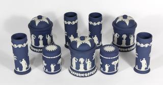 Appraisal: lot of Wedgwood jasperware table articles lot of Wedgwood jasperware