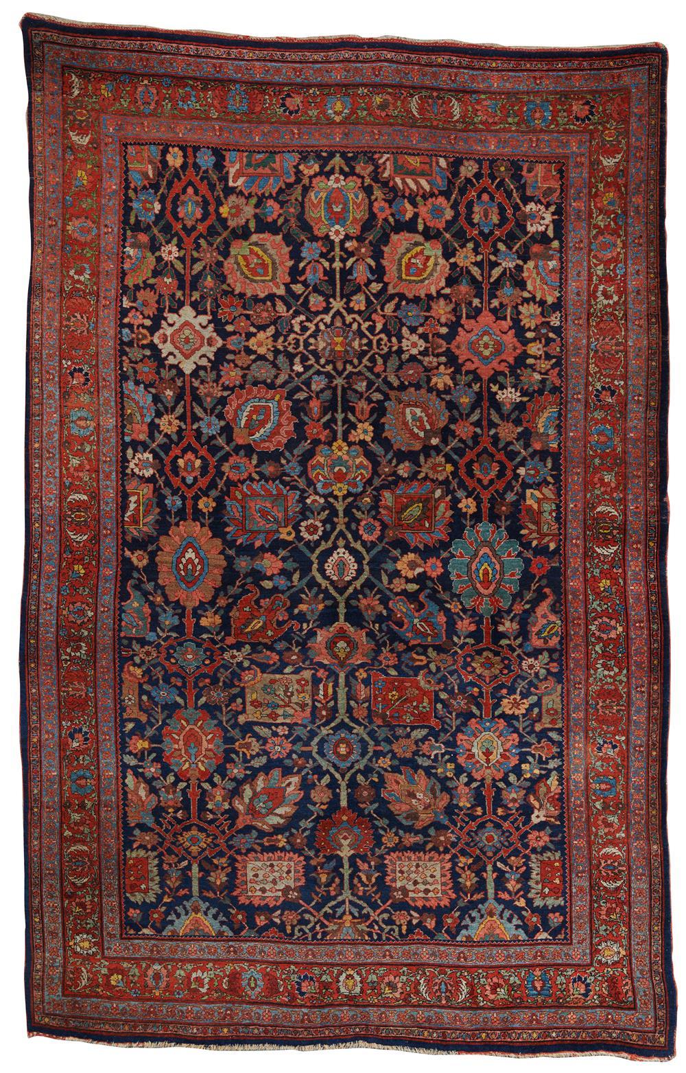 Appraisal: Fine Halvai Bidjar Rug Persia late th century ft in