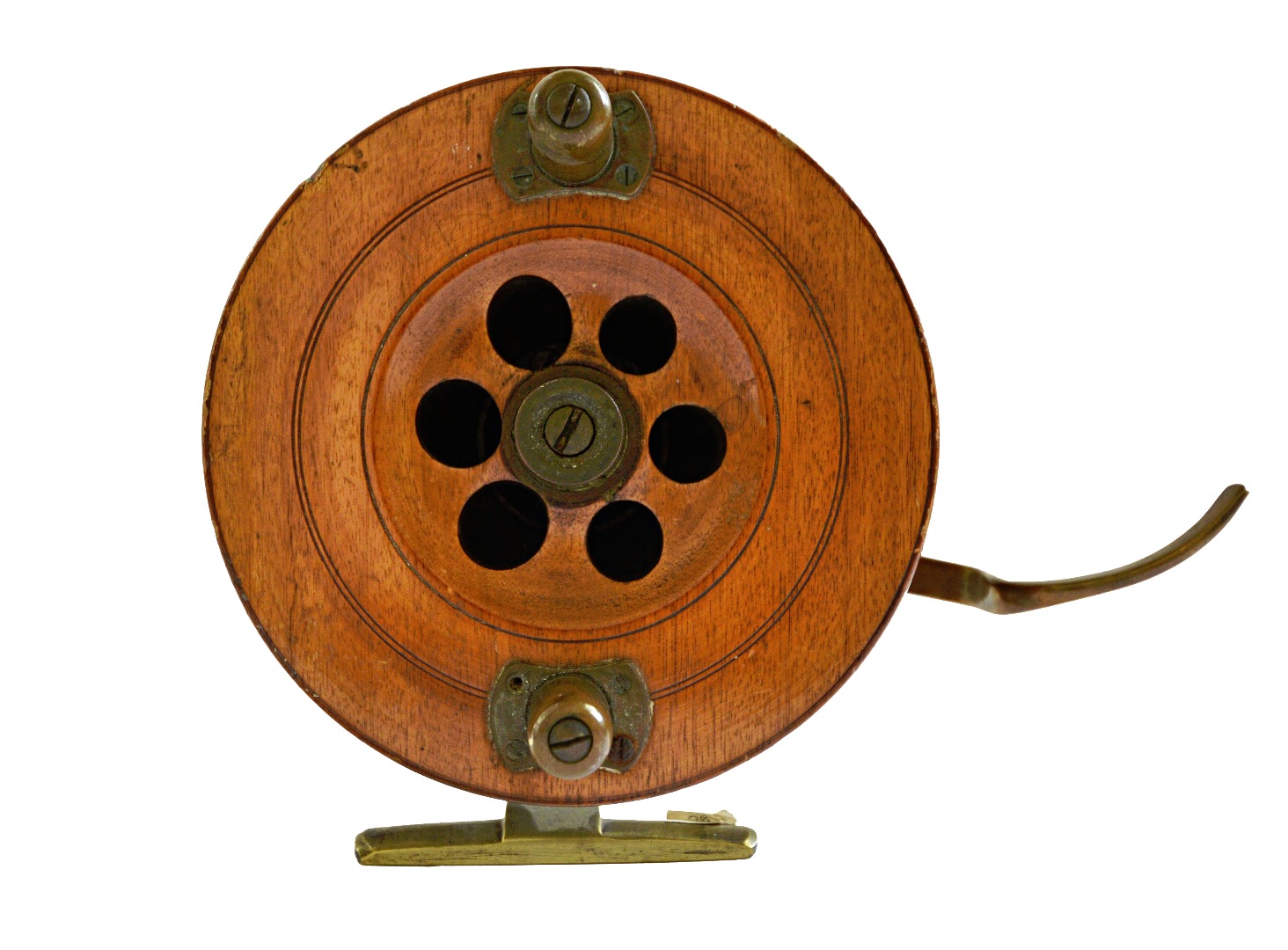 Appraisal: A D J patent inch brake reel produced by Reuben