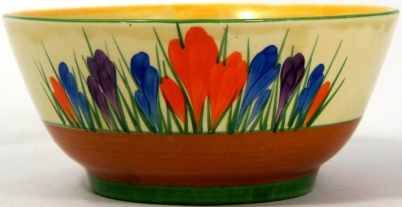 Appraisal: Clarice Cliff Wilkinsons Crocus bowl diameter cm