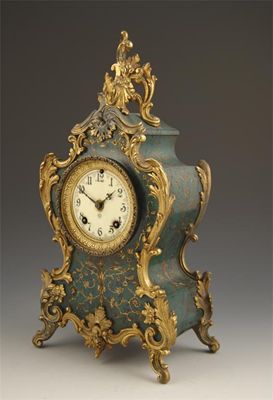 Appraisal: An Ansonia clock company mantel clock in Louis XV style